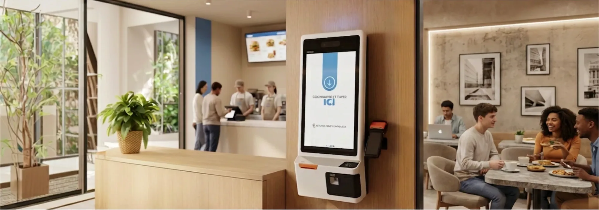 Screenshot: Self-ordering kiosk