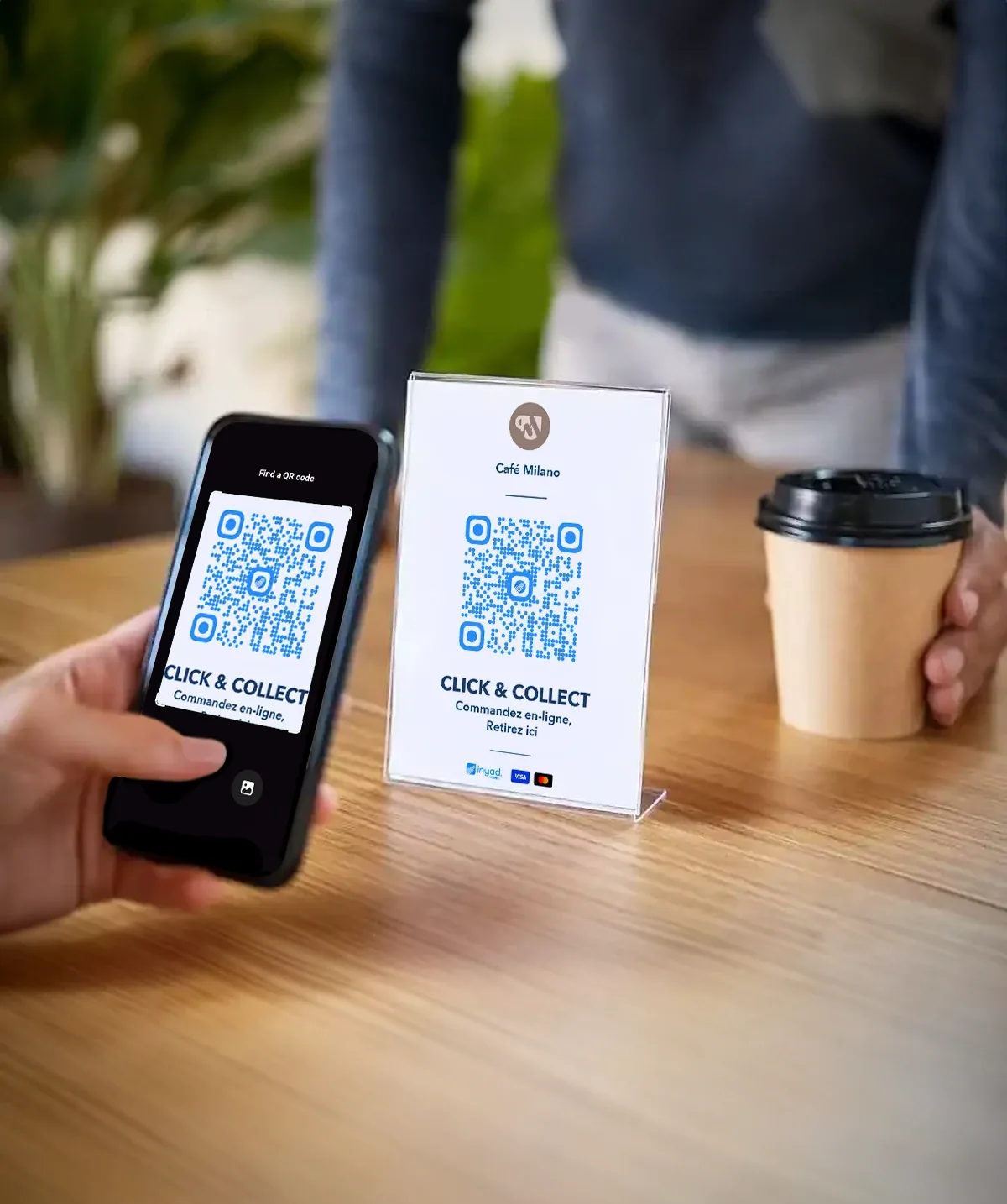 Screenshot: QR code ordering