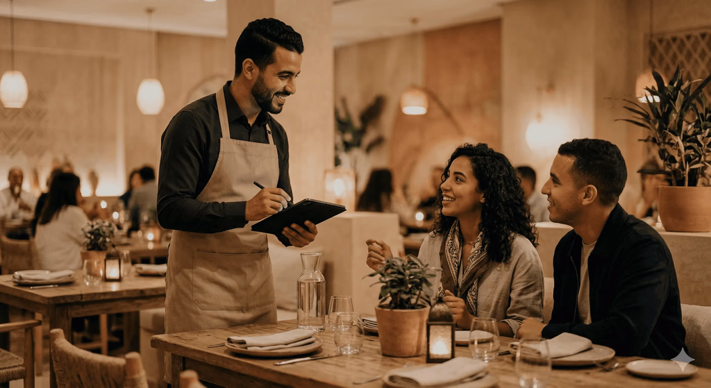 A busy restaurant kitchen pass