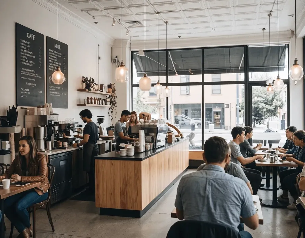 Café counter